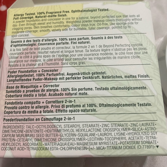 New In Box Clinique Beyond Perfecting Powder Foundation + Concealer 09 Neutral - Picture 5 of 7